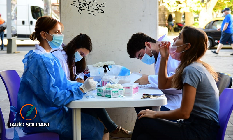 Reportaron 523 casos positivos en Rosario, de los 1.000 en Santa Fe