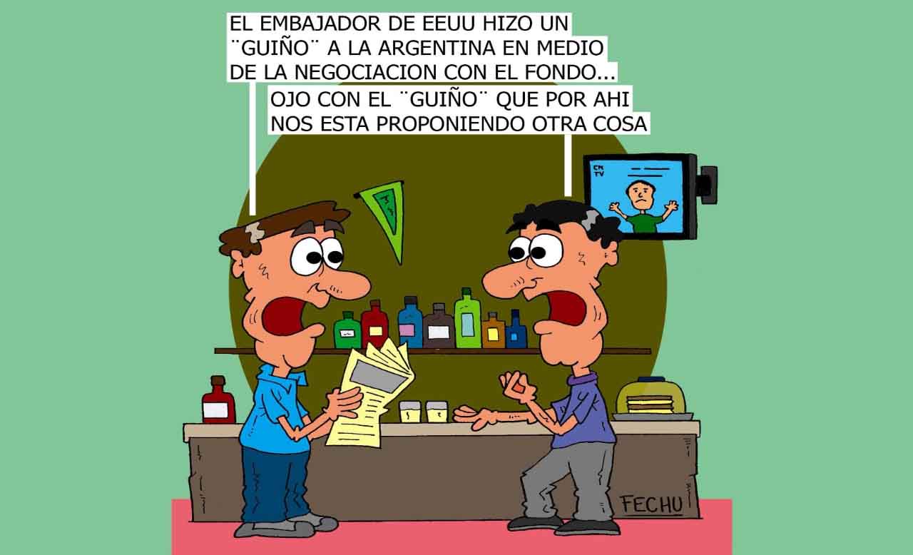 ¿Guiño engañoso?
