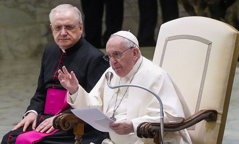 El papa Francisco renovó el llamado a cesar los enfrentamientos en Ucrania
