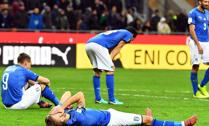 Histórico: Italia perdió con Macedonia y no jugará el mundial