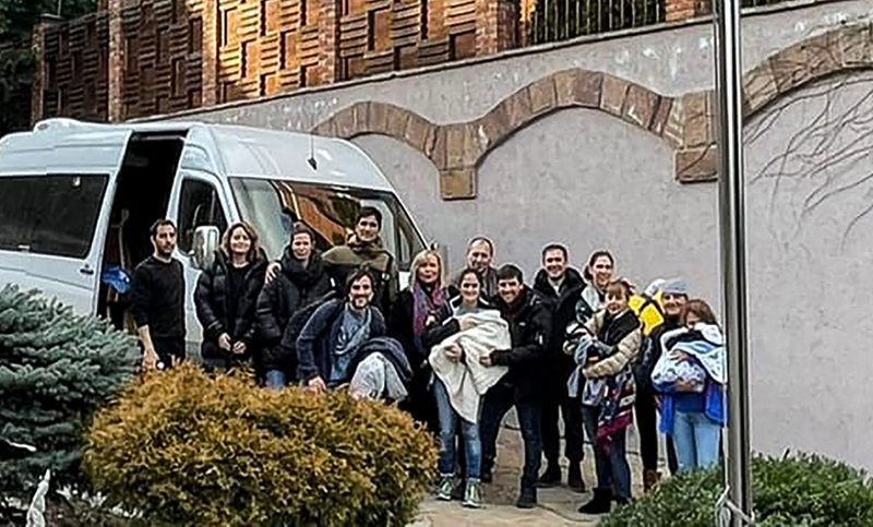 Ucrania: 58 argentinos lograron salir del país