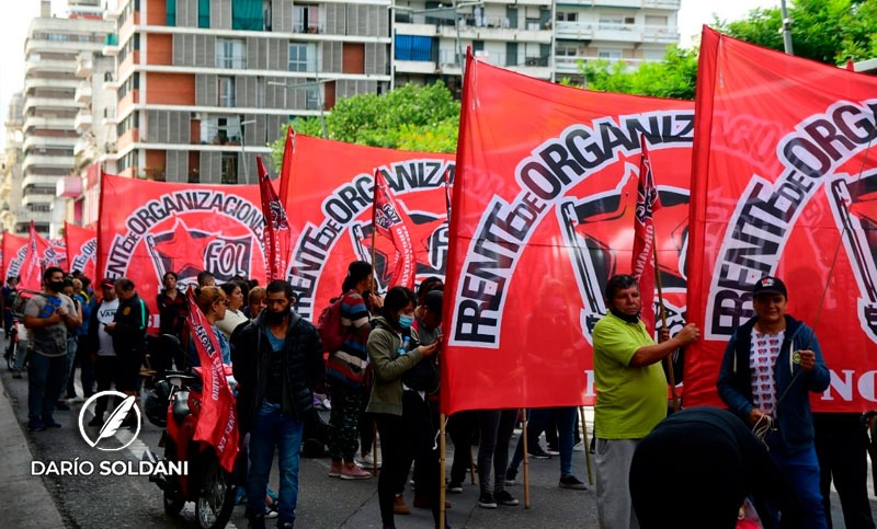 Más de 30 cortes en la ciudad por una protesta multisectorial contra el acuerdo con el FMI