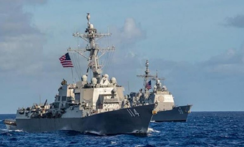China acusó de “provocación” el paso de un destructor de EEUU por el Estrecho de Taiwán