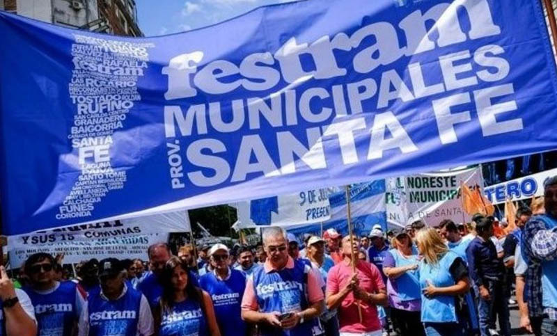 Los municipales de la provincia de Santa Fe acordaron un aumento salarial del 46%
