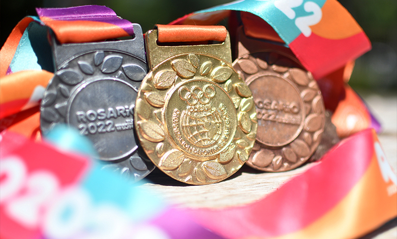 Se presentaron las medallas de los III Juegos Suramericanos de la Juventud Rosario 2022