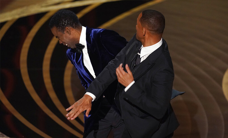 Noche agitada para Will Smith: ganó su primer Oscar y golpeó en la cara a Chris Rock
