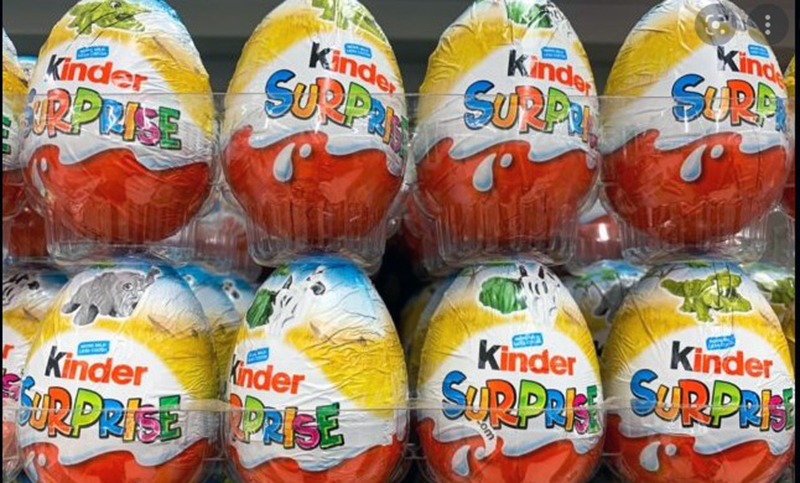 Confirman la detección de un brote de salmonella por el chocolate Kinder en once países