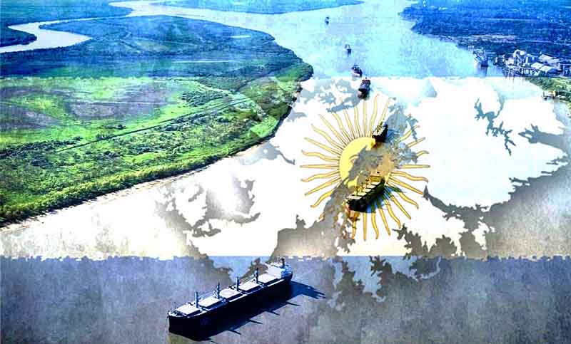 Por el Paraná, hasta Malvinas