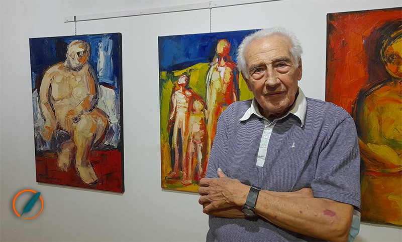 Óleos de rostros y cuerpos desnudos del pintor Manuel Martínez se muestran hasta fines de abril