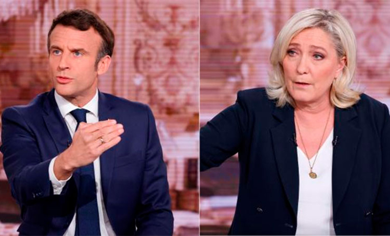 Macron y Le Pen pasan a la segunda vuelta de las elecciones presidenciales en Francia