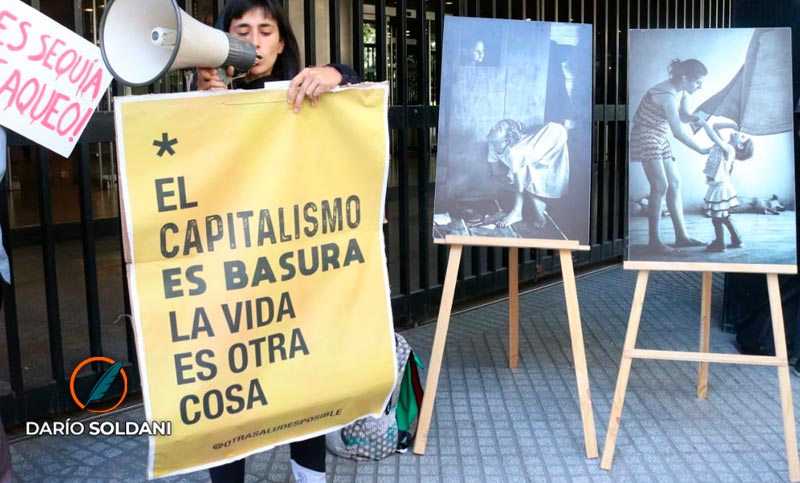 Marcha Plurinacional de los Barbijos: protesta en el marco del remate del primer lote de soja