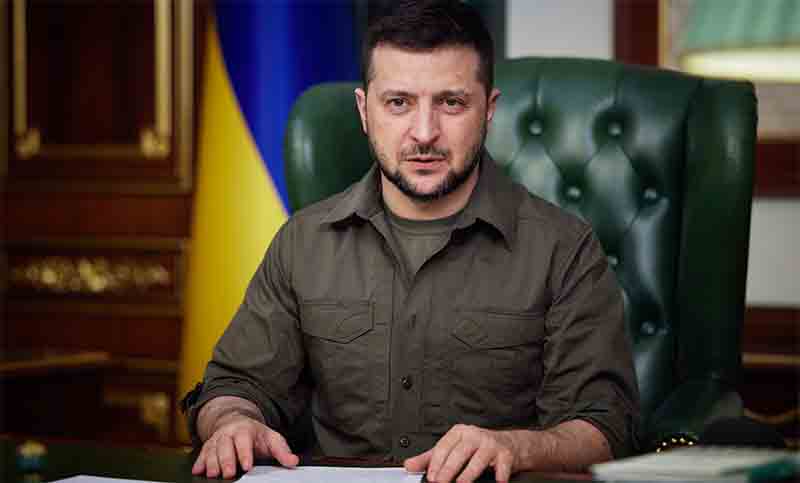 Ucrania sigue «dispuesta» a negociar con Rusia para «parar la guerra», afirmó Zelenski
