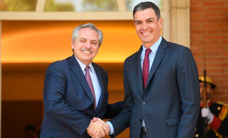 Alberto Fernández: “Argentina puede proveer alimentos y energía a España”