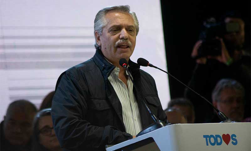 Alberto Fernández: “No dejen que nos dividan, el día que nos dividimos Macri fue presidente”