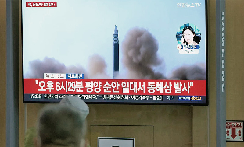 Corea del Norte disparó tres misiles balísticos de corto alcance, según Corea del Sur