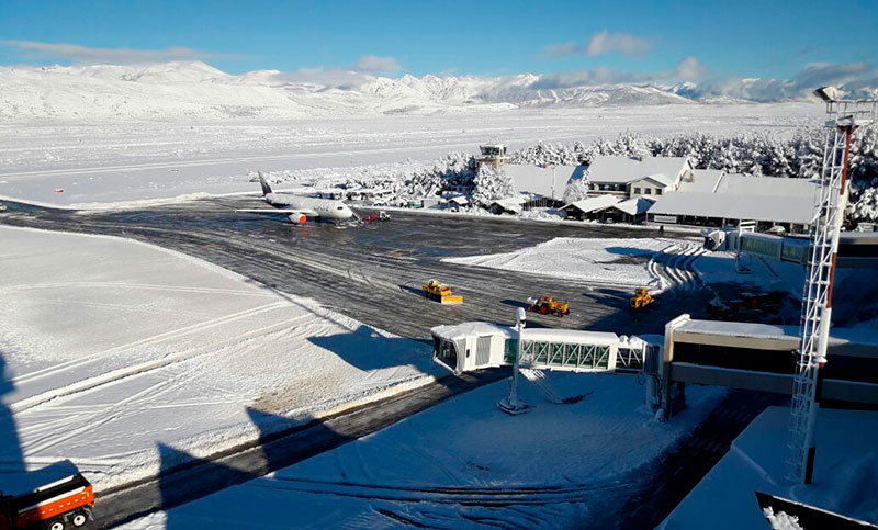 Anunciaron el Operativo Nieve para las vacaciones de invierno en 7 aeropuertos patagónicos