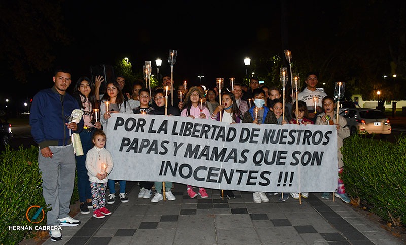 Familiares de los acusados en la causa Franco Casco marcharon para pedir su libertad