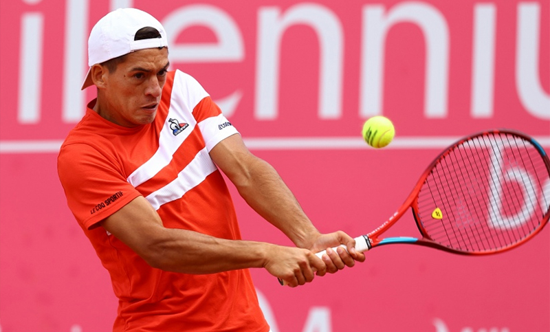 Sebastián Báez jugó un buen partido pero no pudo ante Zverev