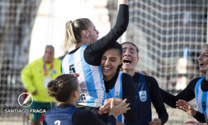 El beach handball argentino se aseguró medallas y mañana irán por el oro