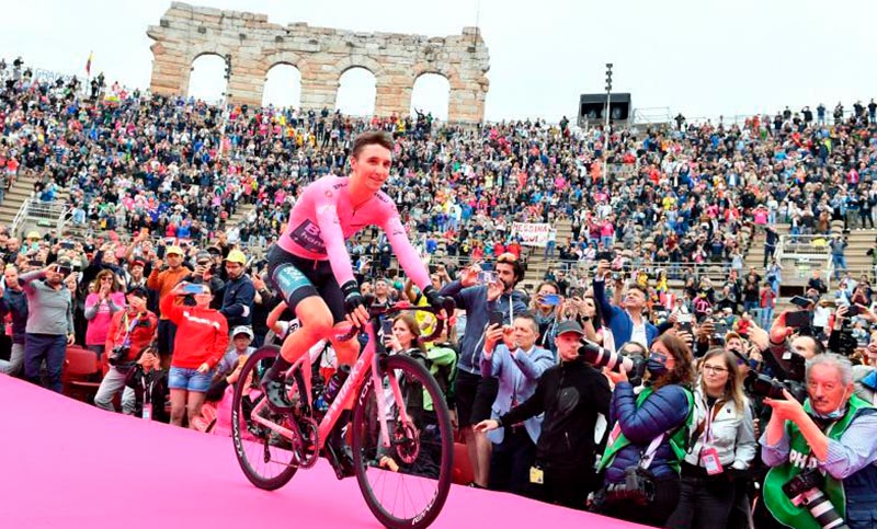 El australiano Hindley se consagró campeón del Giro de Italia