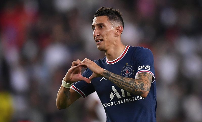 Última función de Di María en el PSG, anotó un gol y tuvo una despedida emotiva