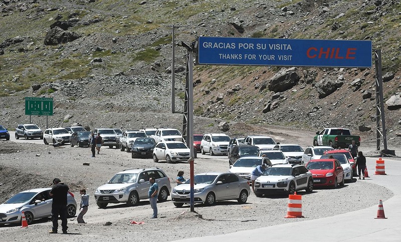 Reabrieron los pasos fronterizos terrestres entre Argentina y Chile