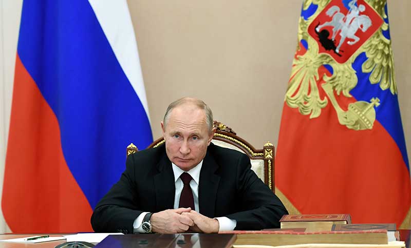 Putin saludó al pueblo ucraniano en el aniversario de la victoria contra Alemania