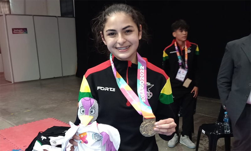 Bolivia ganó su primera medalla de oro en Rosario 2022