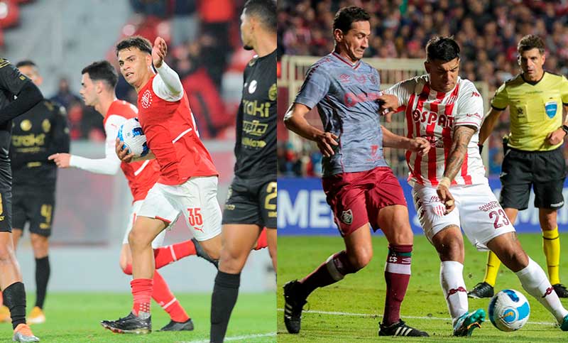 Sudamericana: Independiente goleó y Unión empató con Fluminense