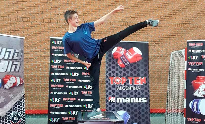 Valentino Daverio se clasificó al Mundial de kickboxing pero necesita dinero para poder viajar