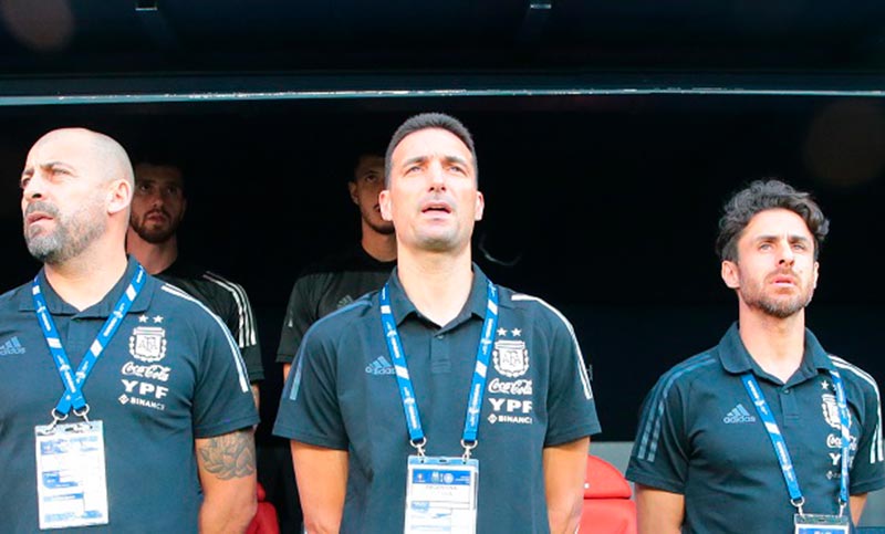 Scaloni: «Messi es patrimonio del fútbol mundial»