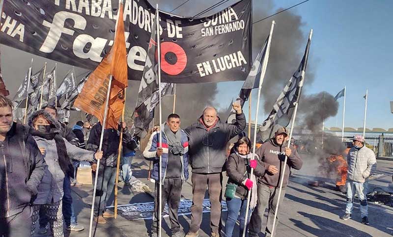 Trabajadores del neumático protestan con un corte del ramal Tigre de la Autopista Panamericana