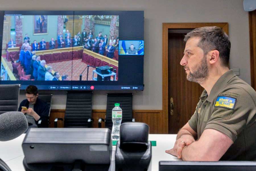 Para Zelenski, la crisis alimentaria a raíz de la guerra «conducirá a un caos político» mundial