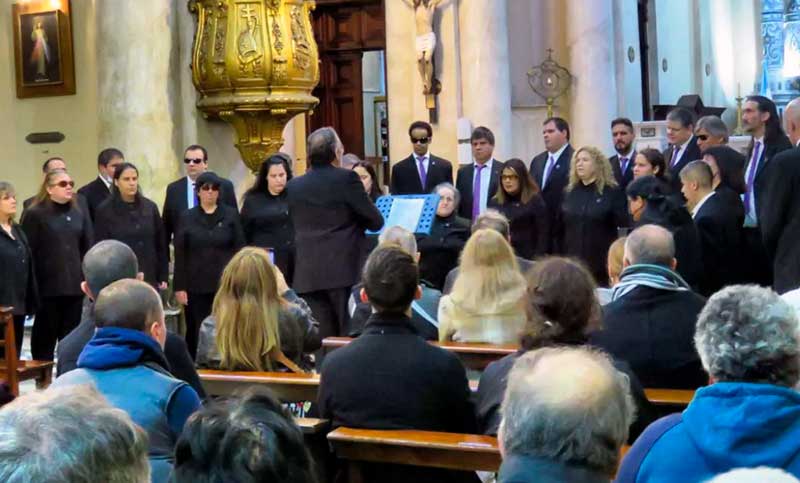 El Coro Polifónico Nacional de Ciegos se presentó en la Catedral rosarina