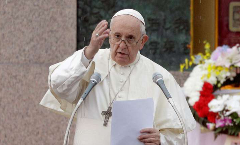 El papa Francisco llamó al diálogo para encontrar «la paz social» en Ecuador