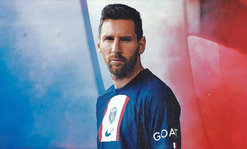 Con Messi, el PSG presentó su nueva camiseta en redes sociales
