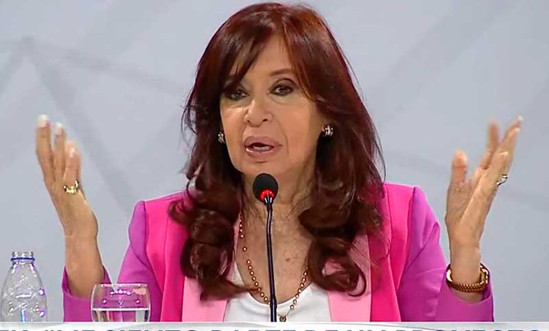 Cristina Fernández advirtió que «los ciudadanos están en libertad condicional»
