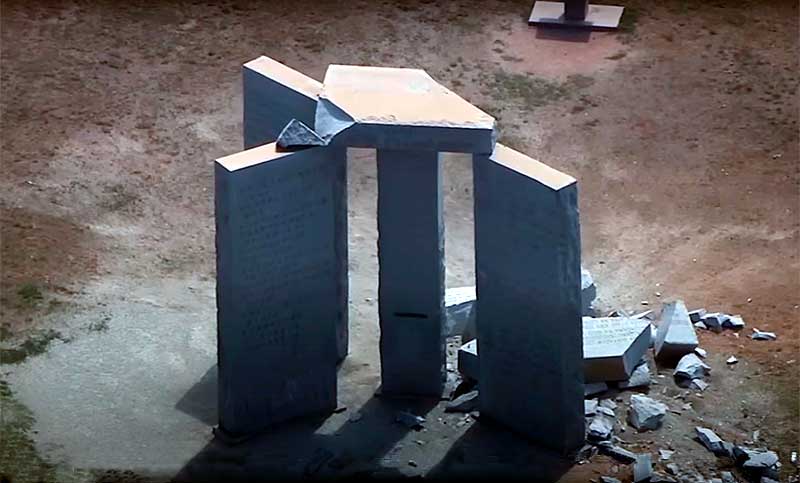 Manos anónimas destruyeron el “Stonehenge de Estados Unidos” con la colocación de bombas