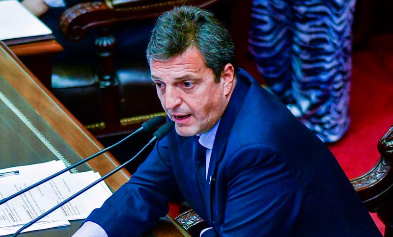 Massa confirmó que este lunes oficializará su renuncia como diputado