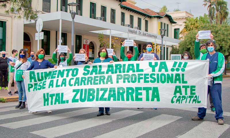 Trabajadores de salud de CABA se movilizan a la Justicia por reconocimiento a carrera profesional