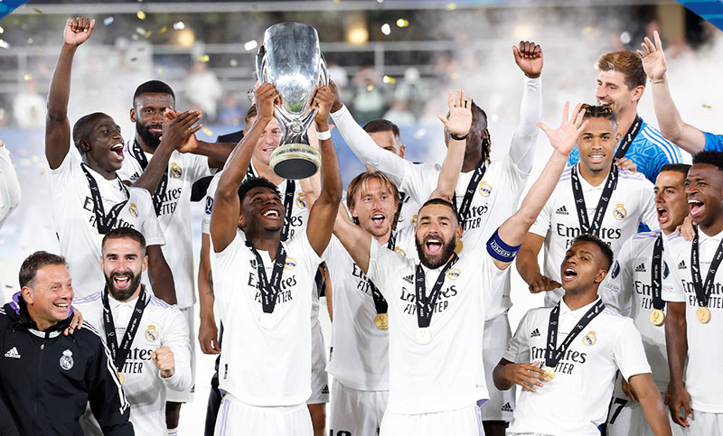 Real Madrid derrotó al Frankfurt y se quedó con la Supercopa europea