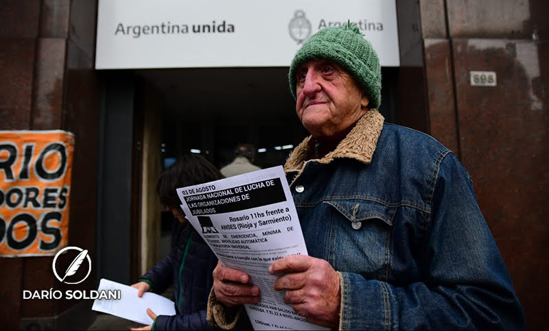 Nueva manifestación de jubilados: «Queremos una moratoria urgente y a cargo del Estado»