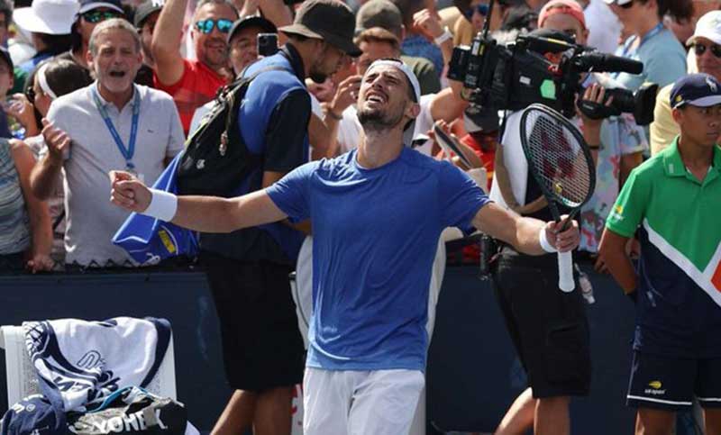 El sorprendente Cachín venció a Holt y avanza a la tercera ronda del US Open