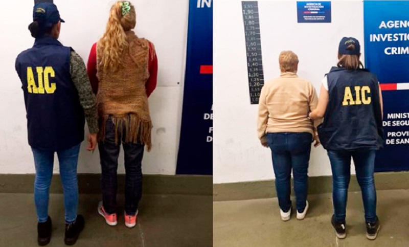 Detienen a dos mujeres por un crimen y secuestran 2,5 kilos de cocaína