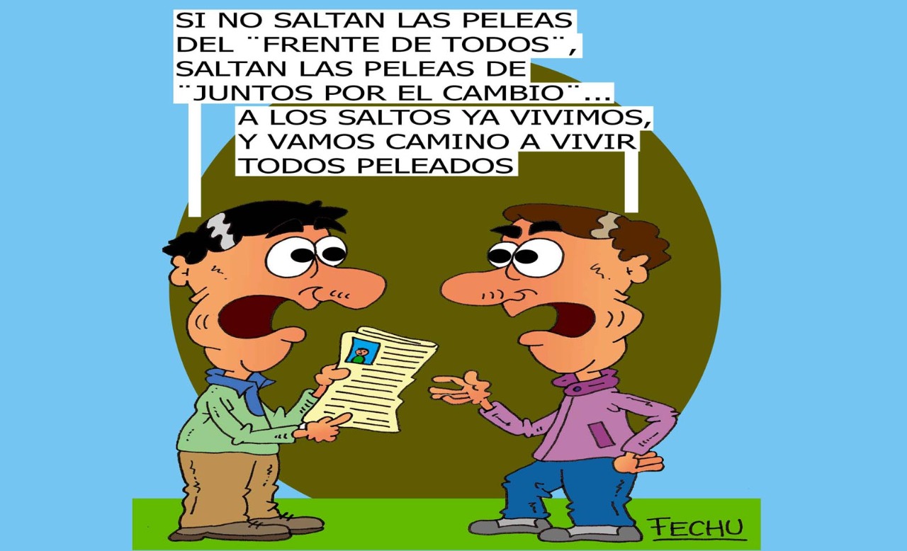 A los saltos