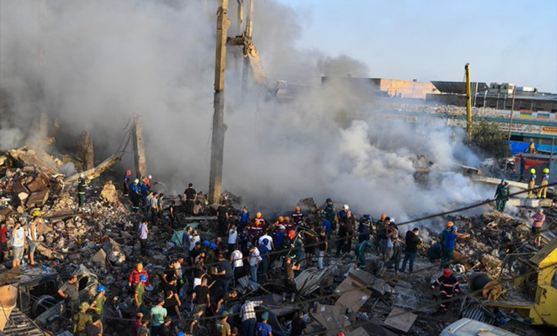 Explosión en un mercado en Armenia: al menos seis muertos y decenas de heridos