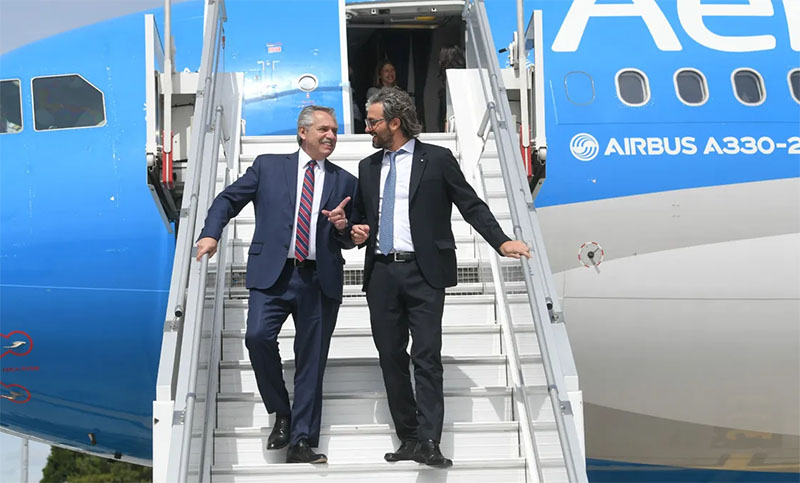 Fernández ya se encuentra en el país para asistir a la asunción del electo presidente Gustavo Petro