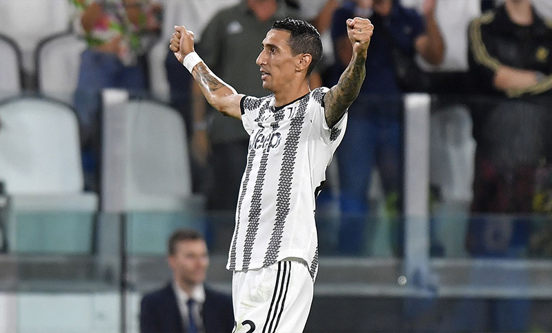 Di María salió lesionado en su debut en Juventus, pero solo se perderá 10 días