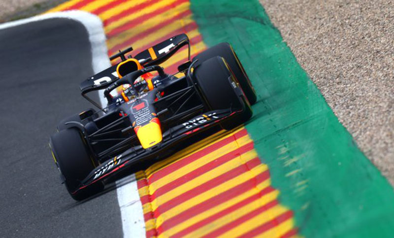 Verstappen fue el más rápido en los ensayos del Gran Premio de Bélgica