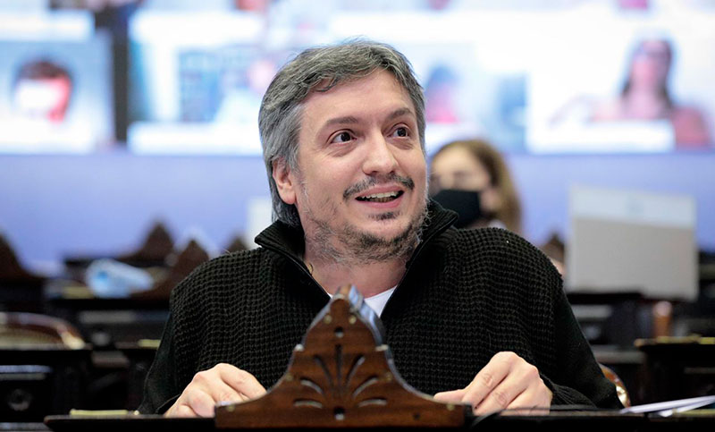 Máximo Kirchner fue agredido e insultado por la Policía porteña durante la represión a manifestantes